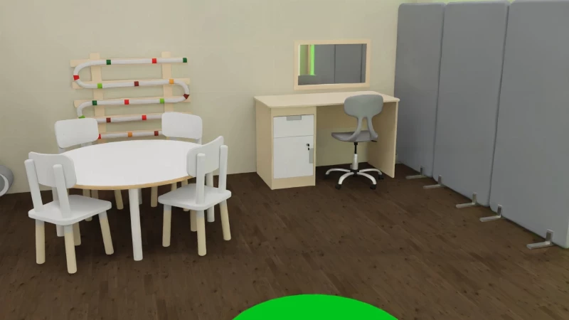 Terapeutický priestor s prvkami SI